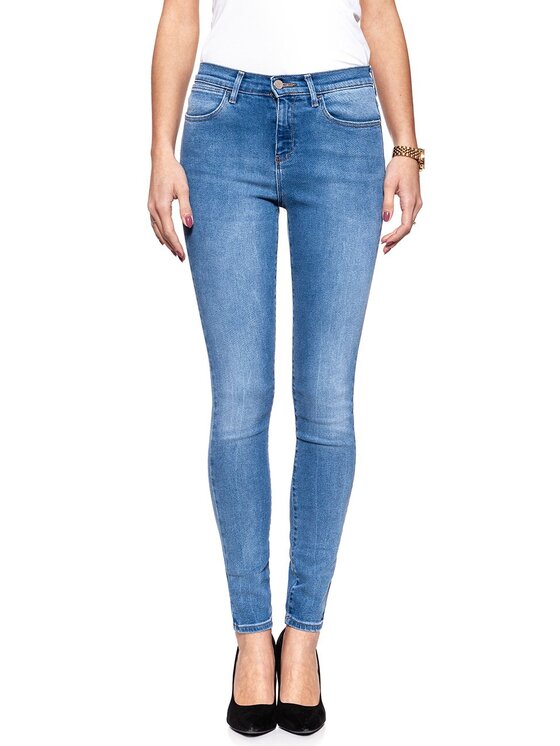 Wrangler Wrangler Jeans HIGH RISE SKINNY Blu Skinny Fit