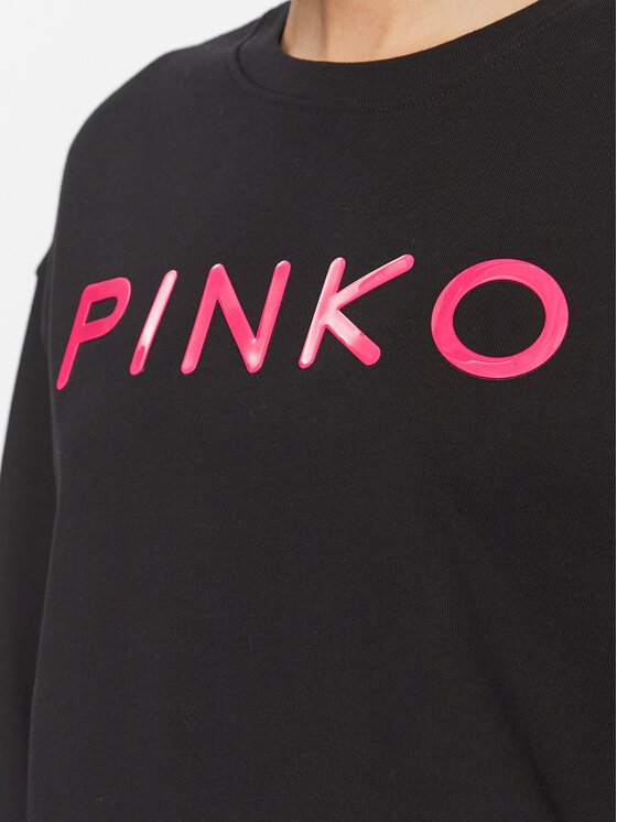 Pinko Pinko Bluza Spam 101781 A17E Czarny Regular Fit