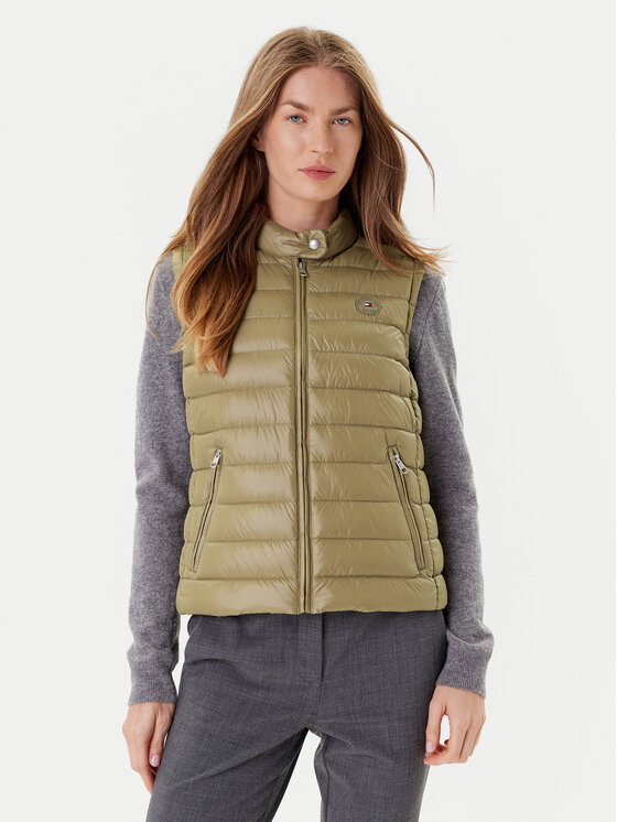 Tommy Hilfiger Tommy Hilfiger Sportski prsluk WW0WW45499 Kaki Regular Fit