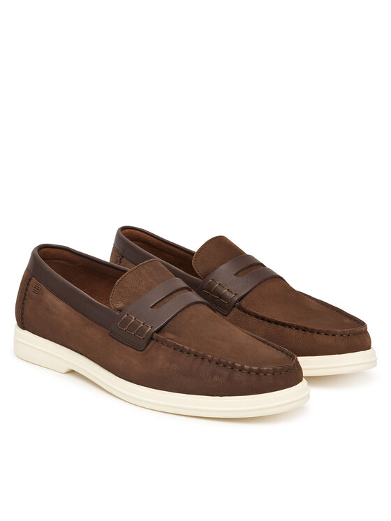 Tommy Hilfiger Tommy Hilfiger Mokaszin Mix FM0FM05785 Barna