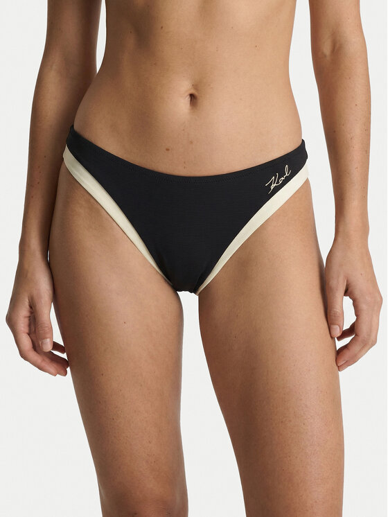 KARL LAGERFELD KARL LAGERFELD Bikini-Unterteil B2W46023 Schwarz