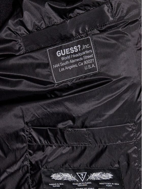 Guess Guess Puhovka M3BL36 WF4F0 Črna Regular Fit
