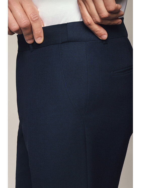 Lancerto Lancerto Garnitur Fabricio GA073125000026 Granatowy Slim Fit