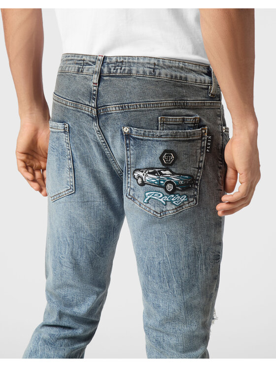 PHILIPP PLEIN PHILIPP PLEIN Jeans 22163 Grigio Straight Leg