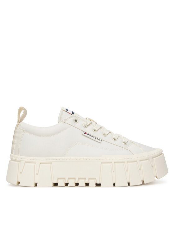 Tommy Jeans Tommy Jeans Sneakersy Tjw Flatform Chunky Sneaker EN0EN03036 Écru