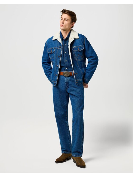 Wrangler Wrangler Pasek Męski W EAGLE BELT Brązowy