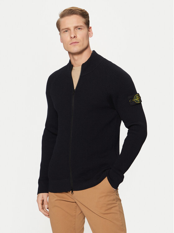 Stone Island Kardigāns 8115519C2 Tumši zils Regular Fit