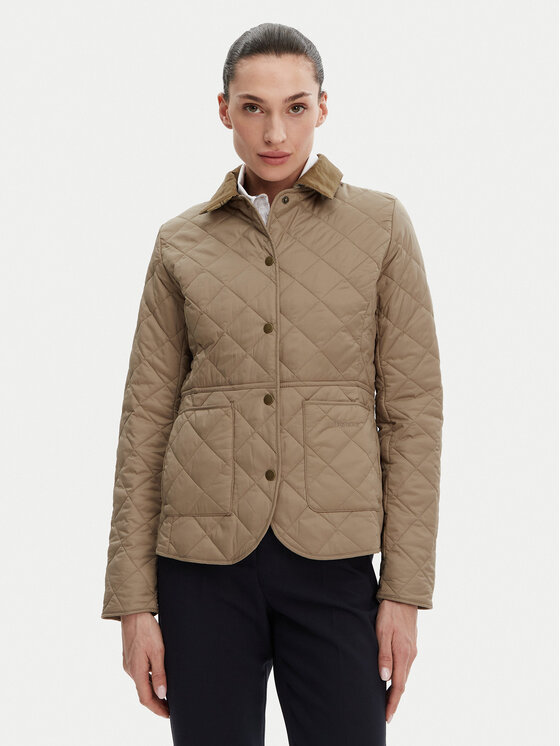 Barbour Barbour Demisezoninė striukė Deveron LQU1012BE34 Smėlio Regular Fit