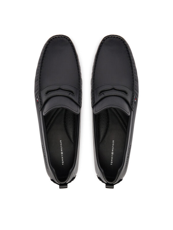 Tommy Hilfiger Tommy Hilfiger Mokasíny Core Hilfiger Leather Driver FM0FM05790 Čierna