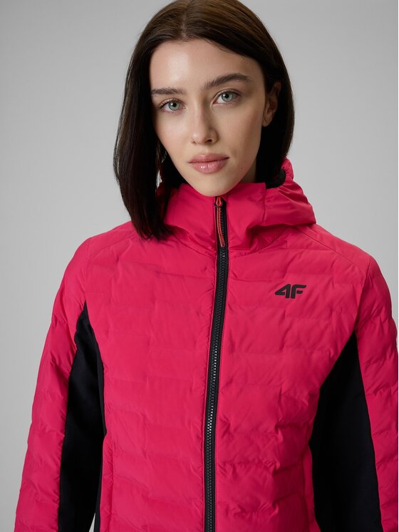 4F 4F Outdoorová bunda 4FWSS26TDJAF0850-53S Růžová Slim Fit