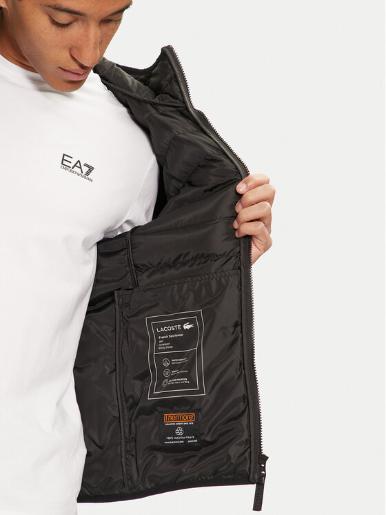 Lacoste Lacoste Μπουφάν μεταβατικό BH2909 Μαύρο Regular Fit