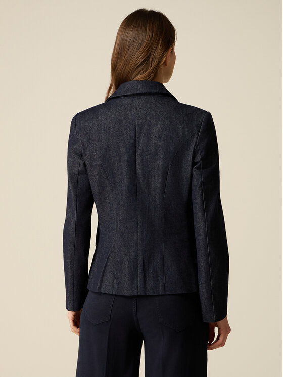 Oltre Oltre Giacca di transizione R408R002449N034 Blu Slim Fit