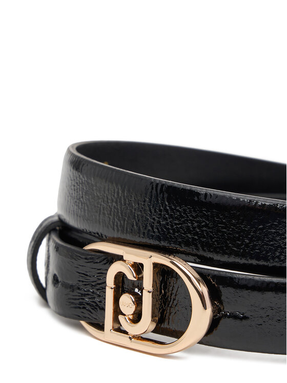 Liu Jo Liu Jo Dámsky opasok Hips Belt 2 Cm AF5235 E0452 Čierna