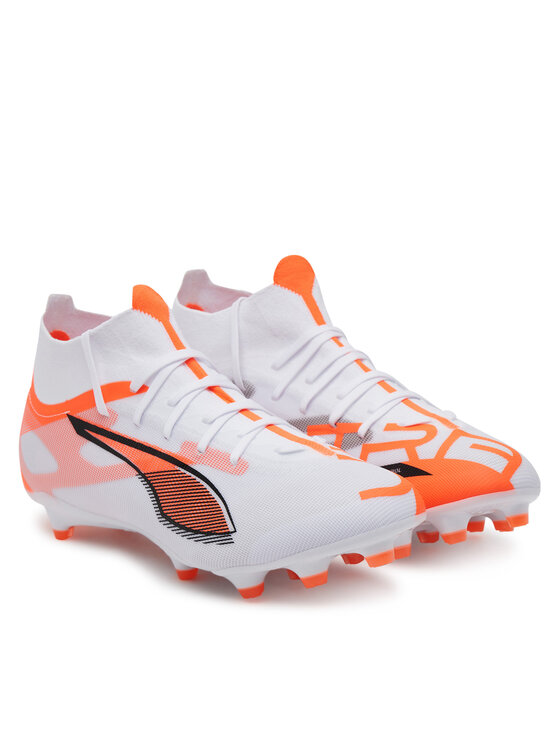 Puma Puma Tenisice za nogomet Ultra 5 Match+ Fg/Ag 108162 01 Bijela