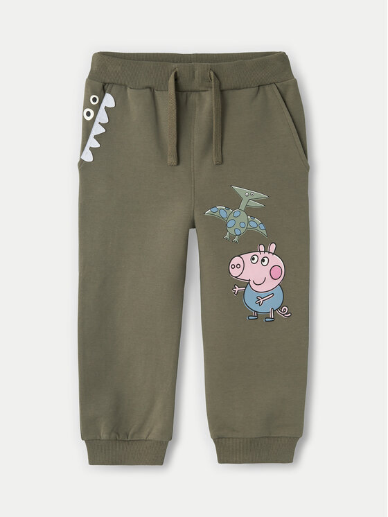 NAME IT NAME IT Jogginghose PEPPA PIG 13233915 Grün Regular Fit