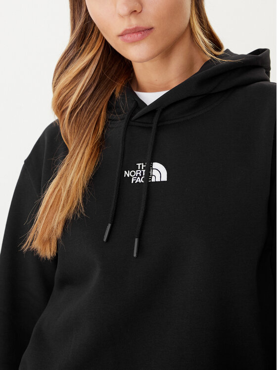 The North Face The North Face Felpa ESSENTIAL CROP HOODIE Nero Cropp Fit