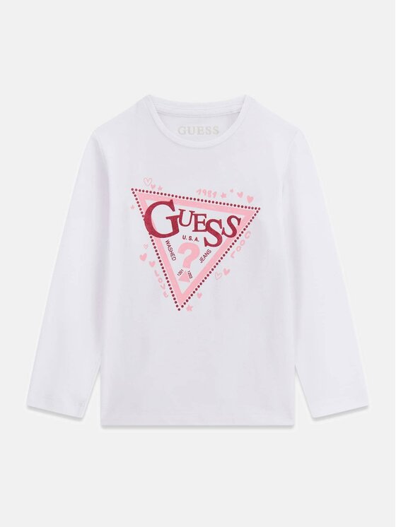 Guess Kids Guess Kids T-Shirt 183028 Bílá Classic Fit