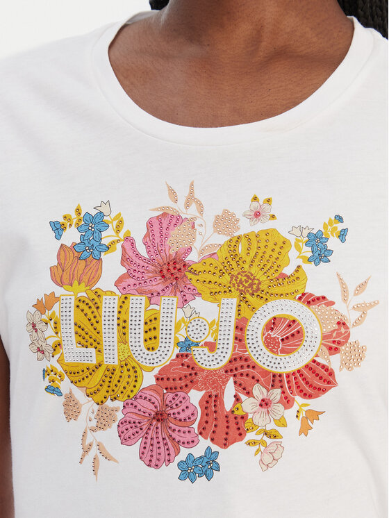 Liu Jo Liu Jo T-shirt WA6493 JS923 Bianco Regular Fit