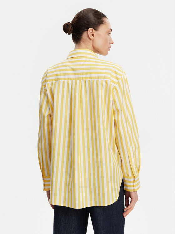 Tommy Hilfiger Tommy Hilfiger Cămașă WW0WW45612 Galben Relaxed Fit