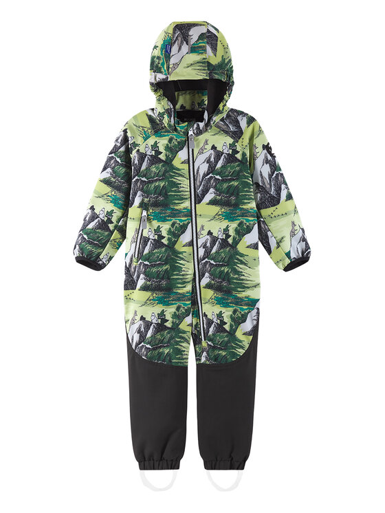 Reima Reima Softshellový overal Moomin Mjosa 5100328C Zelená Regular Fit