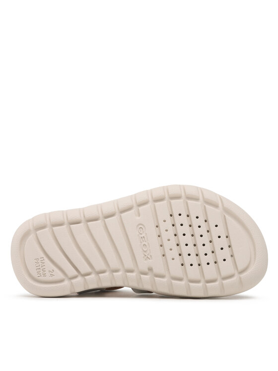 Geox Geox Sandály J Sandal Soleima Gir J35GSB000CFC1007 M Stříbrná