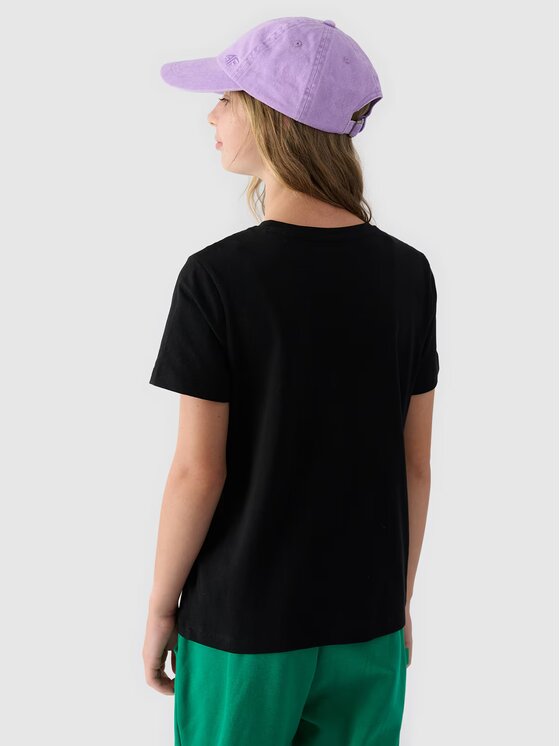 4F 4F T-shirt 4FJWAW24TTSHF1548-20S Nero Regular Fit