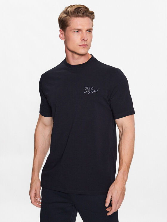KARL LAGERFELD KARL LAGERFELD T-särk 755024 532221 Tumesinine Regular Fit