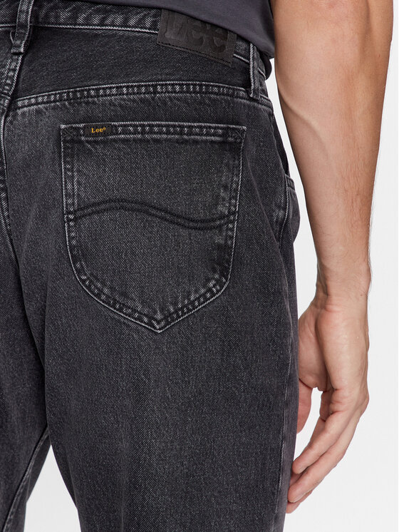 Lee Lee Jeansy 112342283 Czarny Relaxed Fit