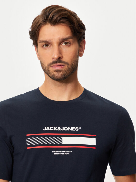 Jack & Jones Jack & Jones T-Shirt South 12256784 Niebieski Standard Fit