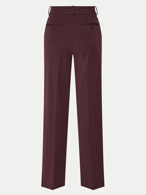 STAUD STAUD Palazzohose Prince R24F4138ST Dunkelrot Regular Fit