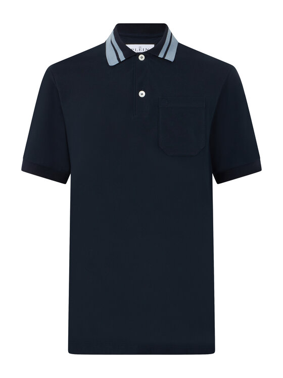 PHILIPP PLEIN PHILIPP PLEIN Polokošile 31303 Tmavomodrá Slim Fit