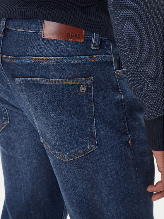 BOSS BOSS Farmer Delaware Bo 50549523 Sötétkék Slim Fit
