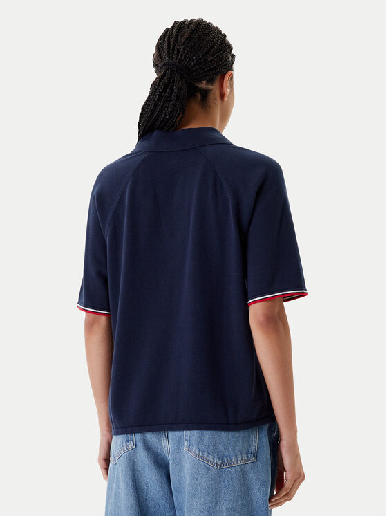 Tommy Hilfiger Tommy Hilfiger Polo majica WW0WW45694 Mornarsko modra Regular Fit