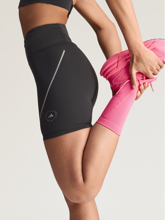 adidas by Stella McCartney adidas by Stella McCartney Szorty sportowe 167666 Czarny Fitted Fit