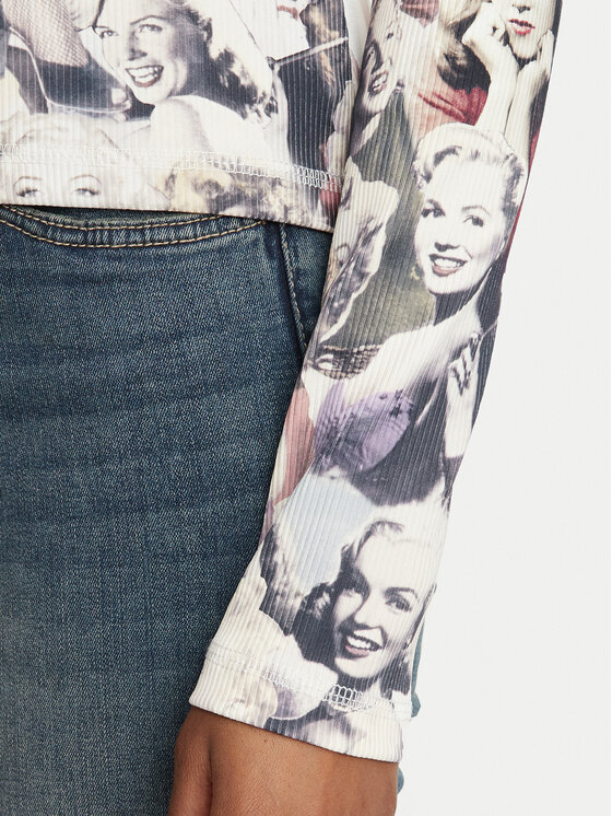Guess Guess Μπλουζάκι W6BP49 K7177 Έγχρωμο Slim Fit
