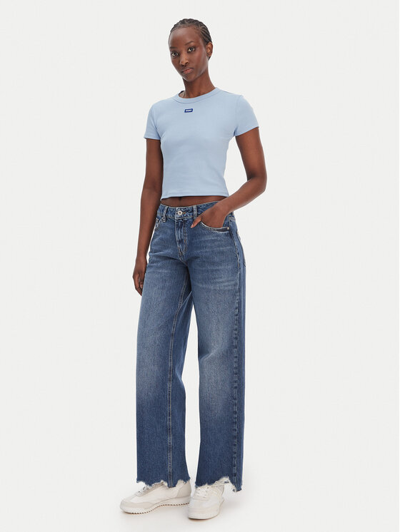 HUGO HUGO Jeansy Gamala 50553025 Niebieski Baggy Fit