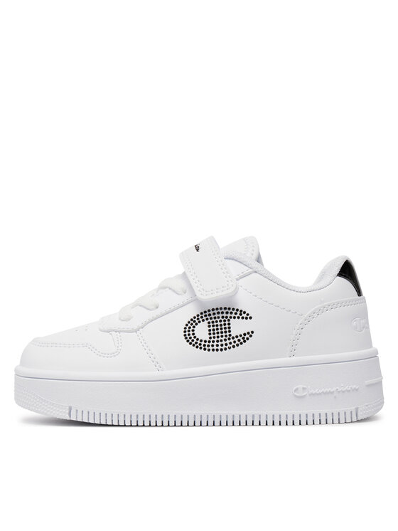 Champion Champion Tenisice Rebound Platform Glitter G Ps Low Cut Shoe S32830-CHA-WW009 Bijela