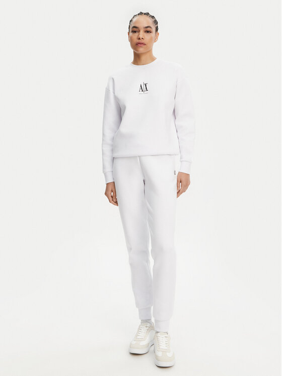 Armani Exchange Armani Exchange Pantaloni da tuta XW000824 AF10818 U0002 Bianco Regular Fit