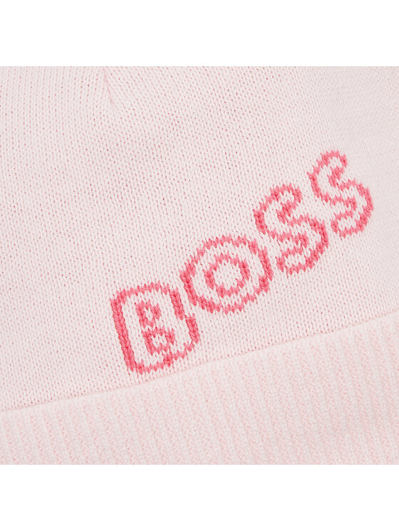 BOSS Boss Zestaw Czapka i Skarpety J98386 Różowy