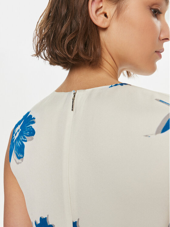 Calvin Klein Calvin Klein Letní šaty K20K207038 Bílá Regular Fit