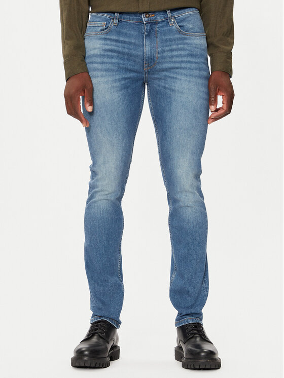 Mustang Džínsy Frisco 1015493 Modrá Skinny Fit