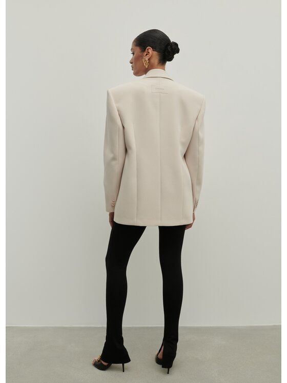 La Mania La Mania Giacca da abito TROUBLE LIGHT BEIGE Beige Classic Fit