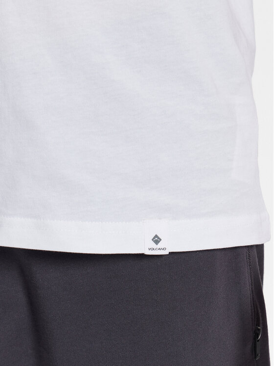Volcano Volcano T-Shirt T-Luminary M02014-S23 Biały Regular Fit