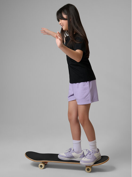 4F 4F T-Shirt BASIC+ Czarny Regular Fit