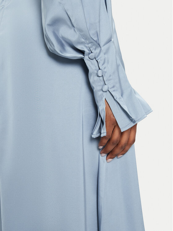 Karen by Simonsen Karen by Simonsen Φόρεμα κοκτέιλ Peel 10105036 Γαλάζιο Loose Fit
