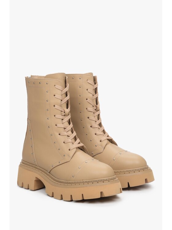 Estro Estro Stivaletti ER00114047 Beige