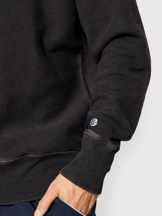 Felpa 216491 Nero Relaxed Fit