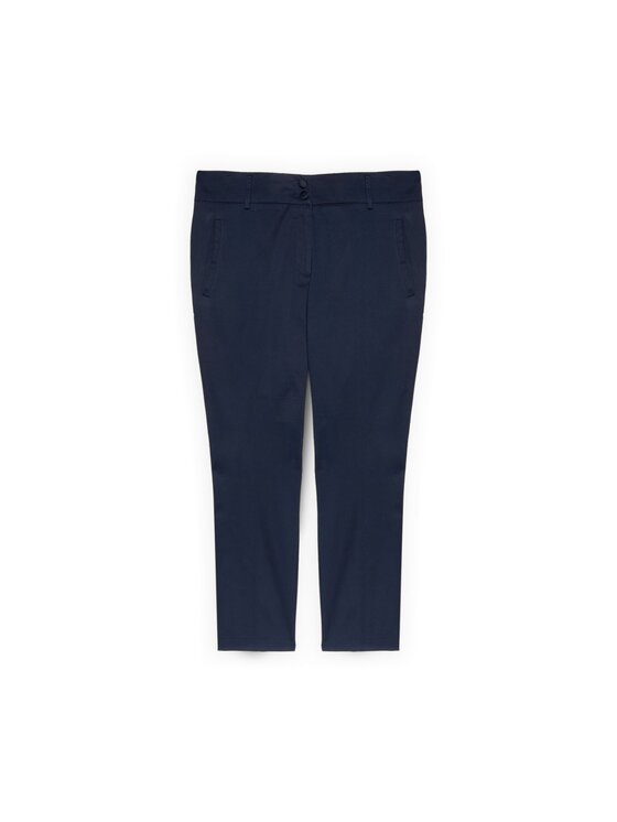 Fiorella Rubino Fiorella Rubino Pantaloni di tessuto P058L002445N034 Blu Slim Fit
