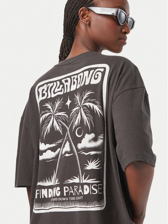 Billabong Billabong Tricou EBJZT00638 Gri închis Oversize
