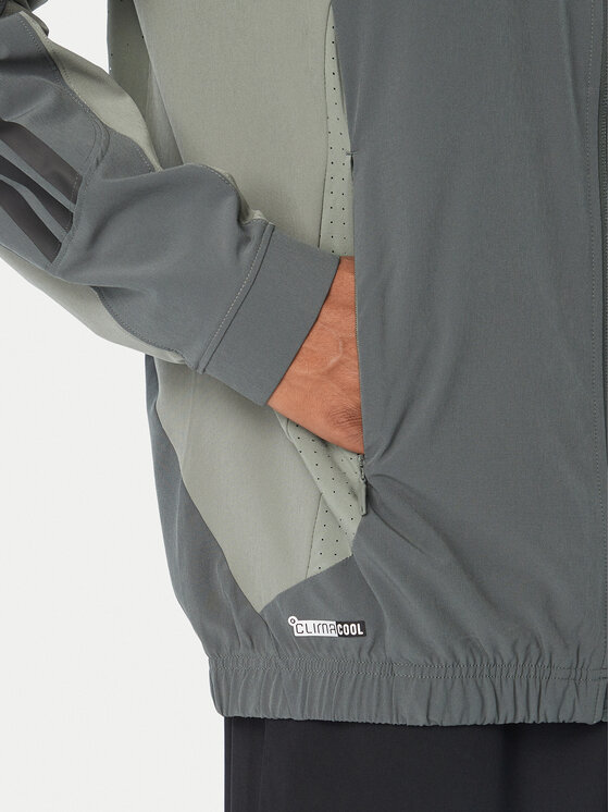 adidas adidas Felpa Tech Essentials Workout Track Top KQ5738 Verde Regular Fit